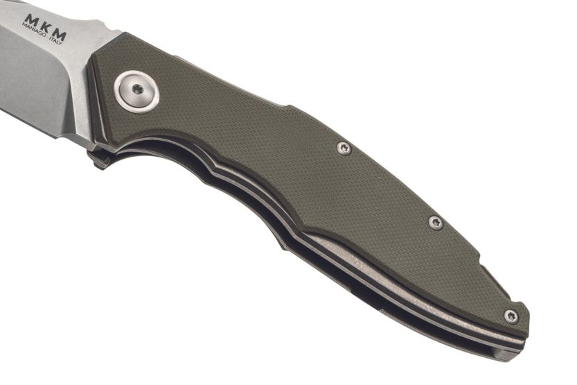 MKM Raut By Viper MK.VP01GFGR foldekniv grønn titan/G10-håndtak 12 cm flipper foran + slire