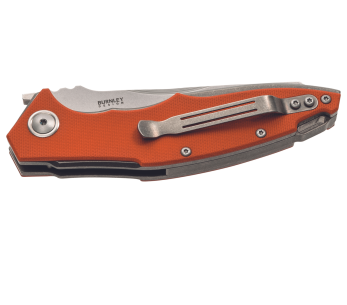 MKM Raut By Viper MK.VP01GFOR navaja plegable Titanio/G10 mango naranja 12cm aleta delantera + funda 2