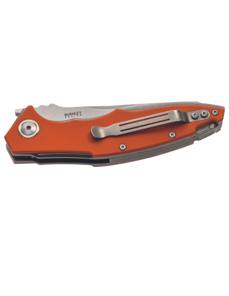MKM Raut By Viper MK.VP01GFOR vouwmes Titanium/G10 oranje handvat 12cm voorflipper + schede