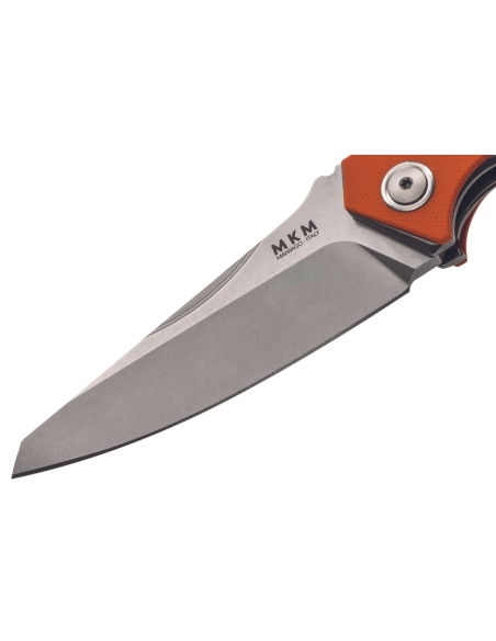 MKM Raut By Viper MK.VP01GFOR vouwmes Titanium/G10 oranje handvat 12cm voorflipper + schede