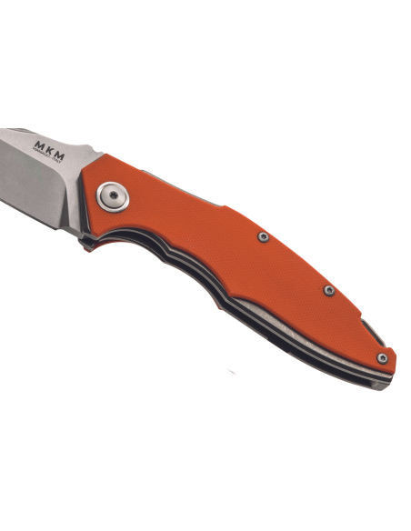 MKM Raut By Viper MK.VP01GFOR vouwmes Titanium/G10 oranje handvat 12cm voorflipper + schede