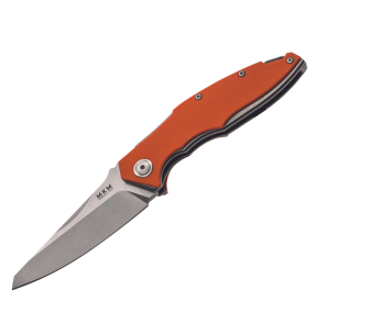 MKM Raut By Viper MK.VP01GFOR taittoveitsi Titanium/G10 oranssi kahva 12cm etulevy + tuppi