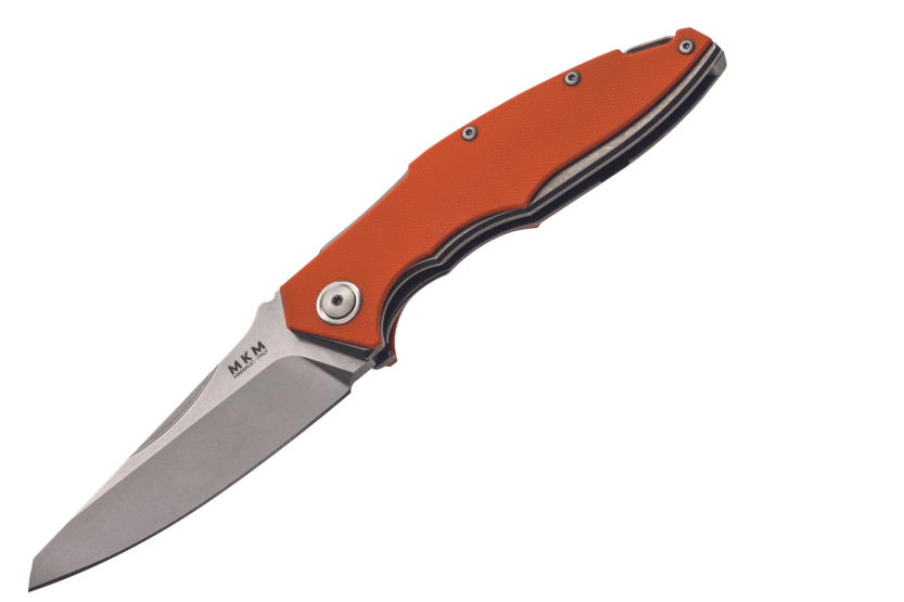 MKM Raut By Viper MK.VP01GFOR vouwmes Titanium/G10 oranje handvat 12cm voorflipper + schede