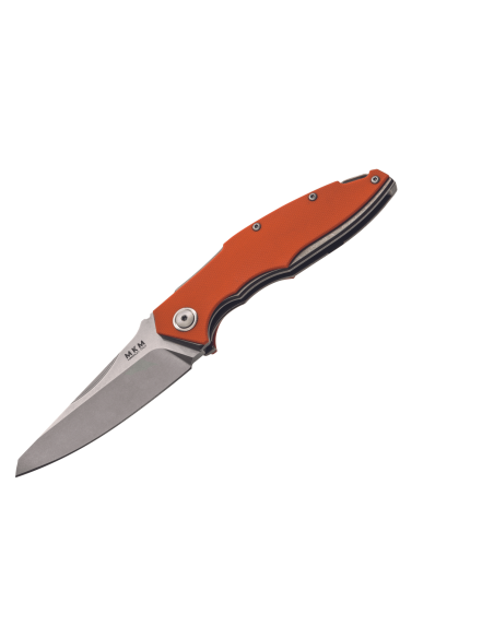 MKM Raut By Viper MK.VP01GFOR vouwmes Titanium/G10 oranje handvat 12cm voorflipper + schede