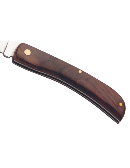 Faca dobrável Herbertz 587010 com cabo ergonómico em madeira de cocobolo 10,5 cm