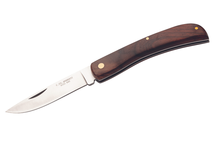Herbertz 587010 taittoveitsi ergonomisella cocobolo puukahvalla 10.5cm