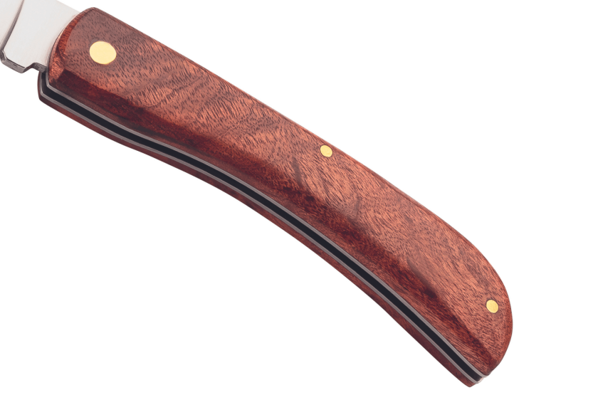 Herbertz folding knife 587110 Rootwood handle 10.5cm