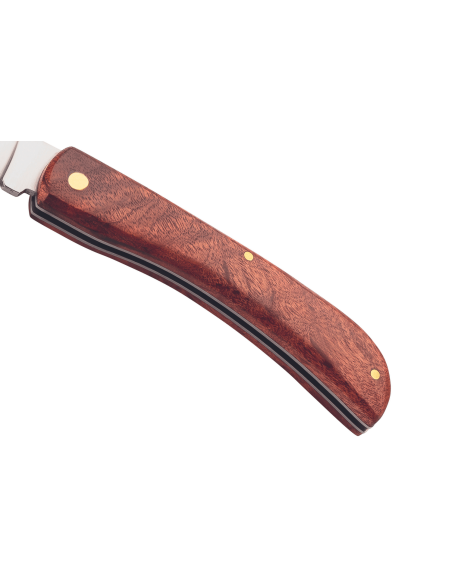 Herbertz folding knife 587110 Rootwood handle 10.5cm