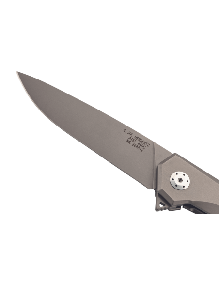 Navaja Herbertz 308812 mango titanio gris 12cm