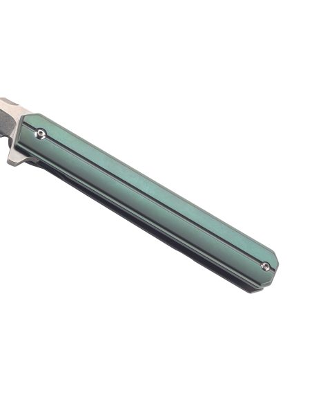 Herbertz 593312 foldekniv med 11,8 cm grønt titanhåndtak