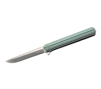 Herbertz 593312 foldekniv med 11,8 cm grønt titanhåndtak