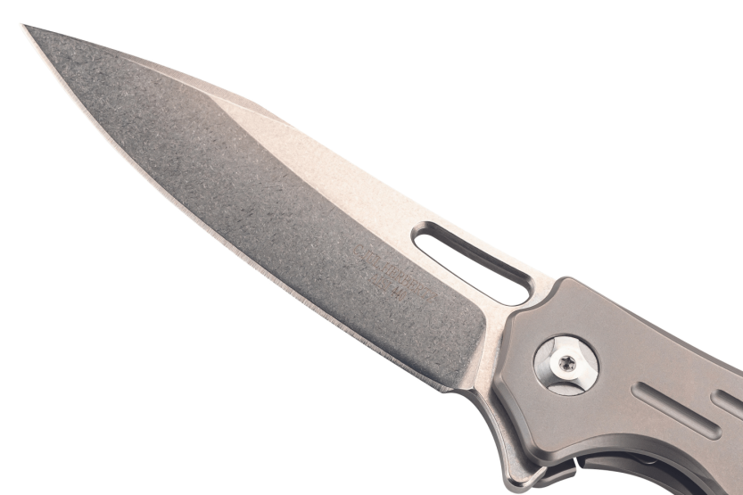 Herbertz 593512 folding knife grey titanium handle 11,8cm