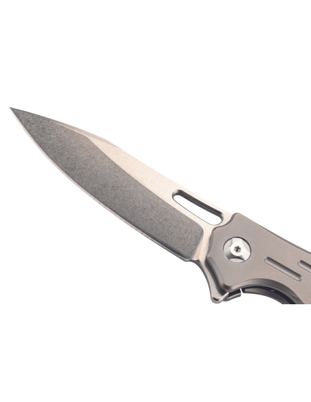 Herbertz 593512 folding knife grey titanium handle 11,8cm