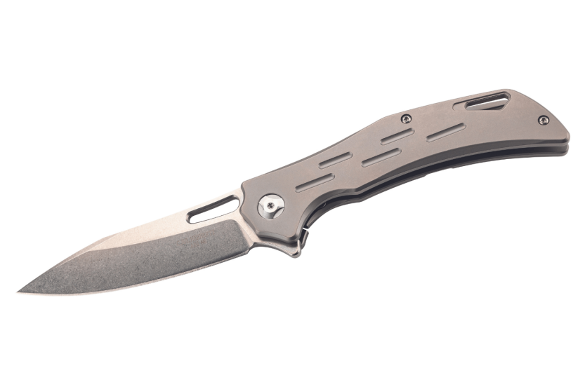 Herbertz 593512 taittoveitsi 11.8cm kestävä harmaa titaanikahva
