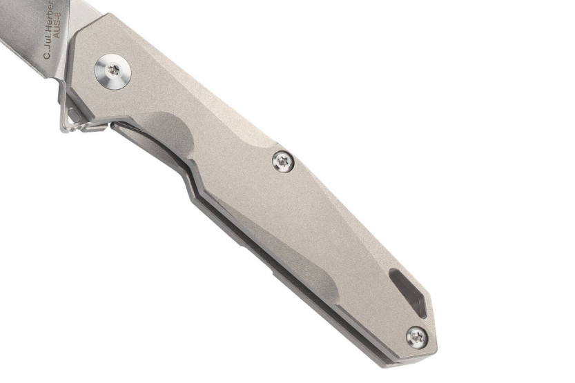 Herbertz foldekniv 533110 Ergonomisk og flot titaniumhåndtag 10,2 cm