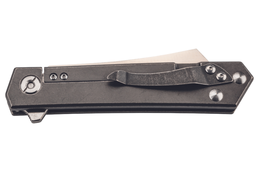 Herbertz 593612 foldekniv grå TC4 titanium håndtag 12cm