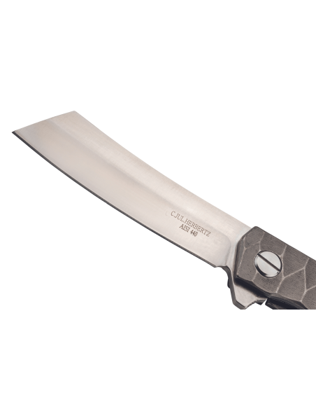 Herbertz 593612 foldekniv grå TC4 titanium håndtag 12cm