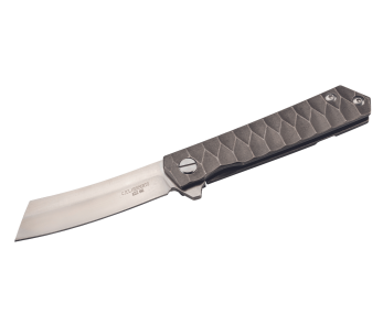 Canivete Herbertz 593612 cabo em titânio TC4 cinzento 12cm
