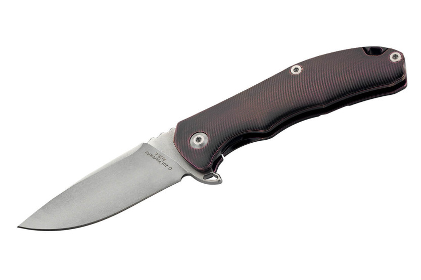 Herbertz foldekniv 533010 Ergonomisk titaniumblæst håndtag 10 cm