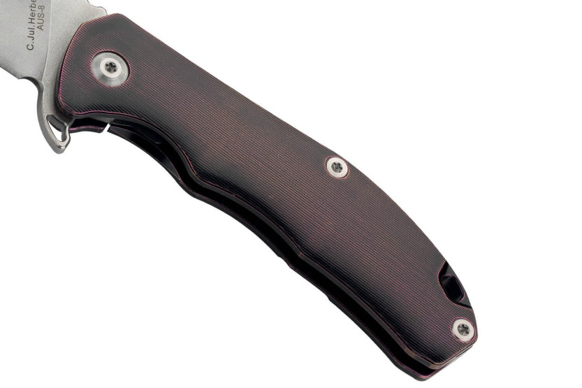 Herbertz foldekniv 533010 Ergonomisk titaniumblæst håndtag 10 cm