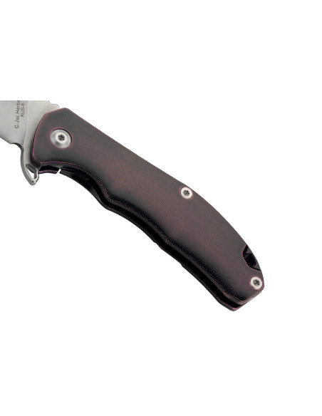 Herbertz foldekniv 533010 Ergonomisk titaniumblæst håndtag 10 cm