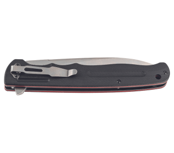 Herbertz 591217 foldekniv med rødt og svart 16,5 cm håndtak i rustfritt stål/G10 2
