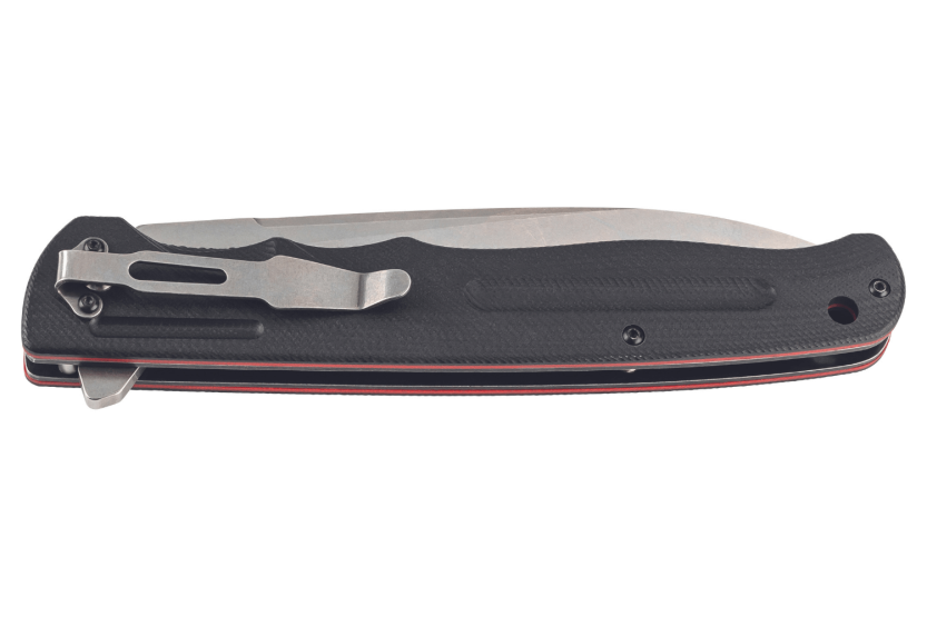 Herbertz 591217 folding knife stainless steel/G10 handle red and black 16.5cm