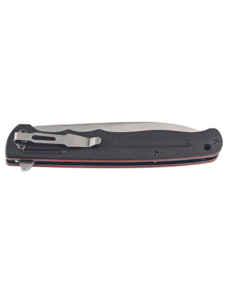 Herbertz 591217 folding knife stainless steel/G10 handle red and black 16.5cm