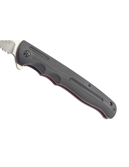 Herbertz 591217 folding knife stainless steel/G10 handle red and black 16.5cm