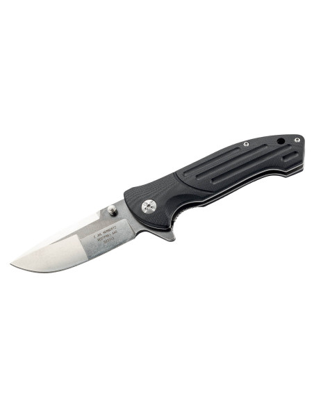 Klappmesser Herbertz 583312 Griff mit rutschfesten Rillen aus G10 11,7cm + Etui