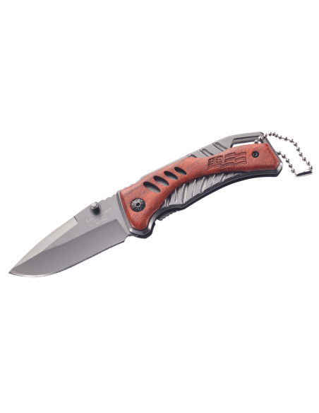Klappmesser Herbertz 582909 Griff aus Titan/Kokoboloholz 9cm + Kugelkette
