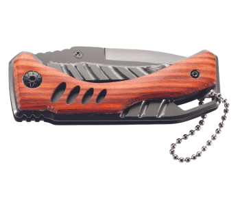 Herbertz 582909 navaja plegable 9cm titanio/madera de cocobolo mango + cadena de bolas 2