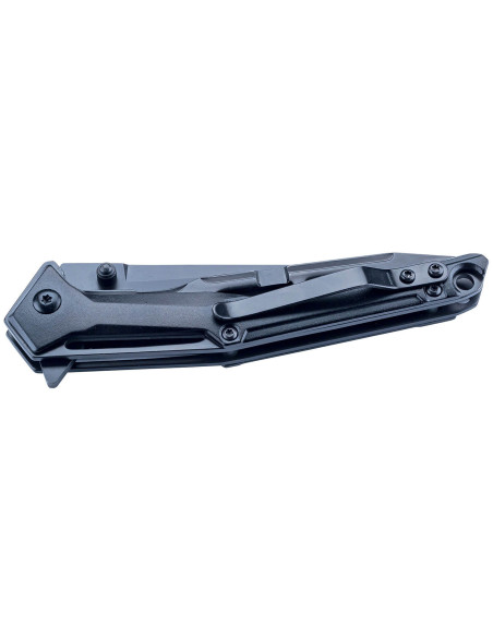 Herbertz foldekniv 596612 sort aluminium skelethåndtag 12,1 cm