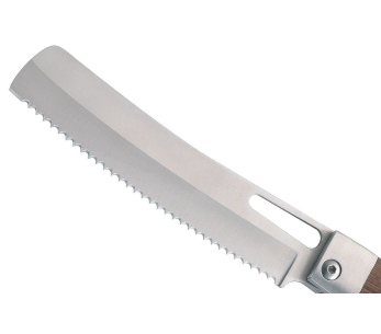 Herbertz vouwmes 314913 gekarteld lemmet tagayasan houten handvat 12,6cm 2