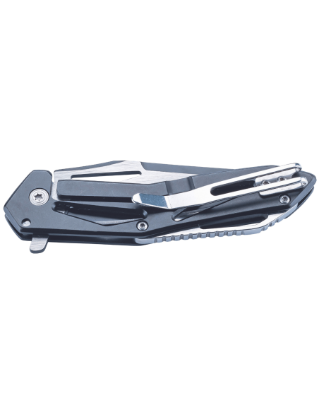 Herbertz 596511 vouwmes met zwart roestvrijstalen skeletgreep 11cm