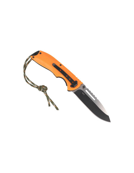 Herbertz 564712 foldekniv 12 cm oransje ABS-håndtak med snor