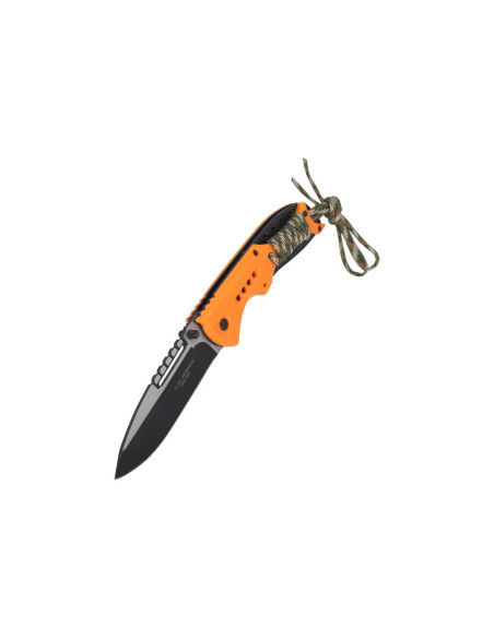 Herbertz 564712 foldekniv 12 cm oransje ABS-håndtak med snor