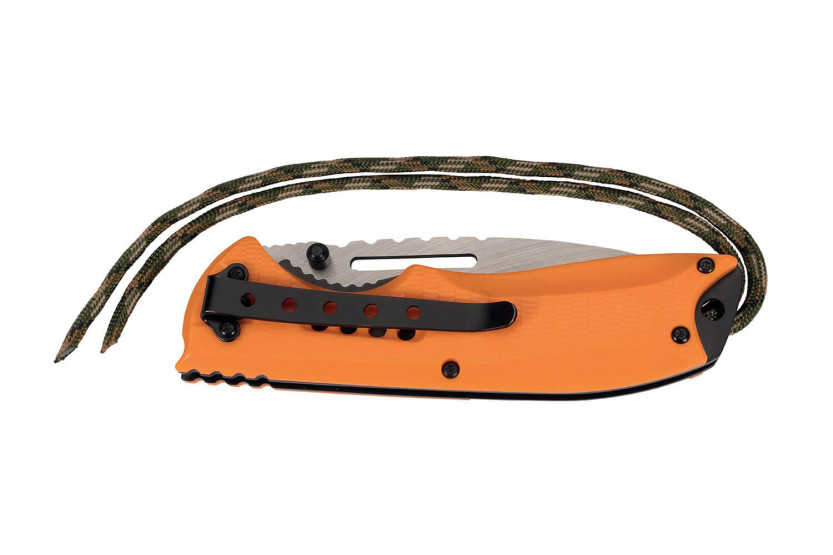 Herbertz Klappmesser 564712 ABS-Griff orange 12cm mit Kordel