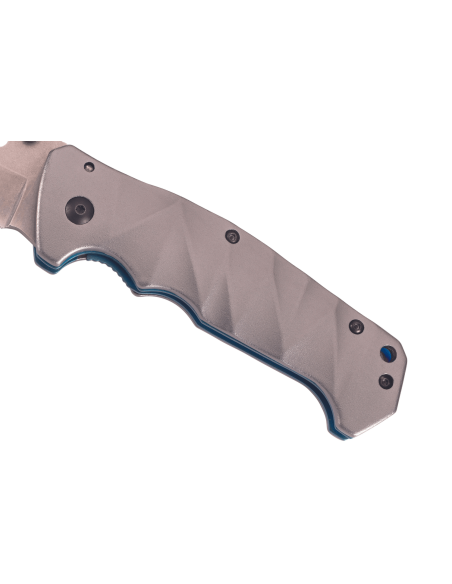 Herbertz folding knife 575112 aluminum handle/anodized plates 12cm
