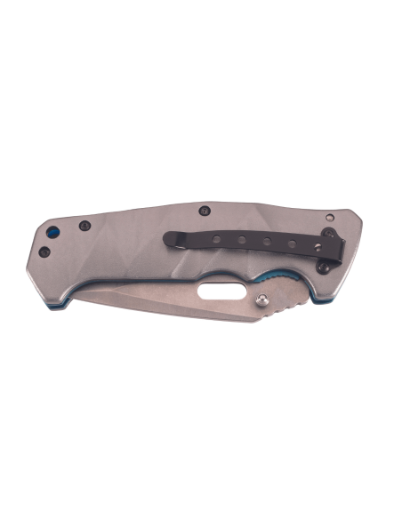 Herbertz folding knife 575112 aluminum handle/anodized plates 12cm