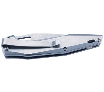 Herbertz 597412 vouwmes geheel roestvrij staal wharncliffe lemmet 11,3cm handgreep 2