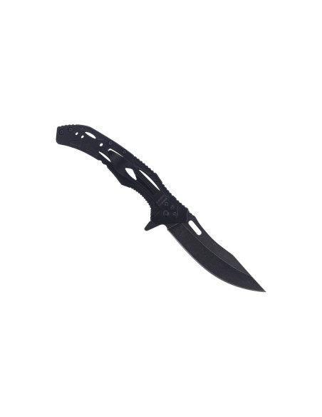 Herbertz 592912 navaja plegable esqueleto blackwashed 12cm acero inoxidable/mango de aluminio