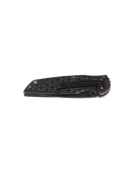 Herbertz 584612 navaja plegable mango de acero inoxidable con índice dentado 12cm