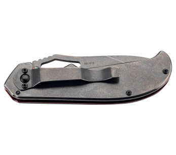Herbertz 591912 navaja plegable totalmente de acero inoxidable con diseño de calavera 11.8cm 2