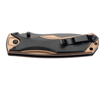 Navaja Herbertz 533512 hoja negra y mango ergonómico bimaterial 12cm 2