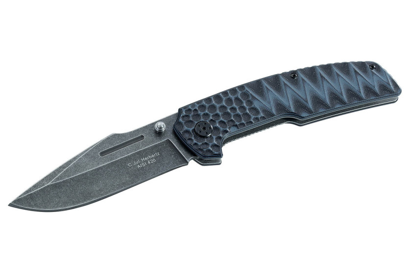 Herbertz 228713 dao fällkniv G10 texturerat handtag 12,7cm