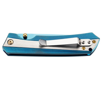 Klappmesser Herbertz 591811 Titanblue komplett Edelstahl 11cm 2
