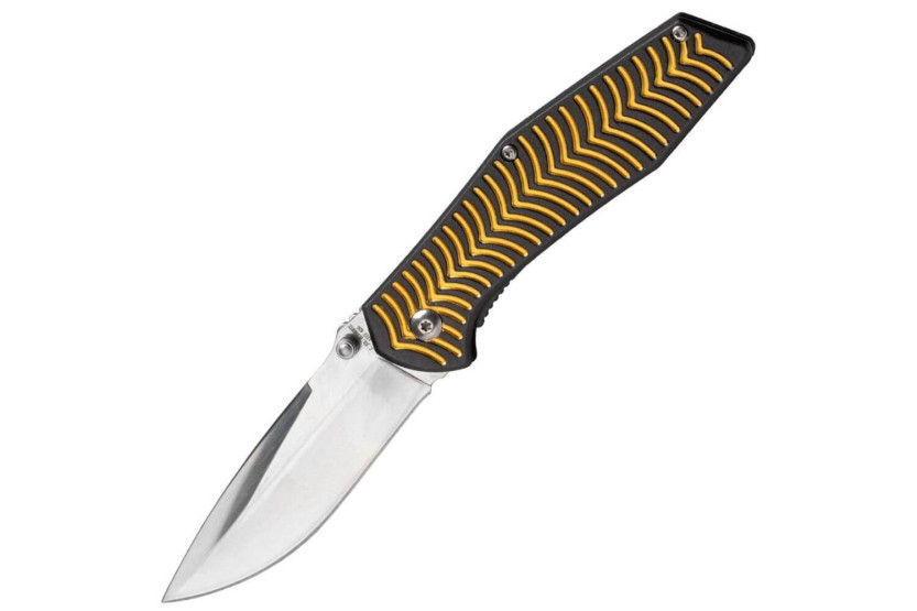 Herbertz 568512 taittoveitsi 11.5cm kultaraidallinen alumiinikahva 11.5cm kultaraidallinen alumiinikahva