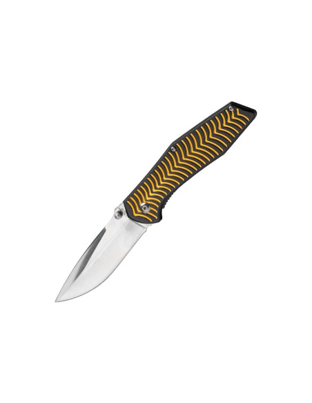 Herbertz 568512 foldekniv 11,5 cm med gullstripeformet aluminiumsskaft