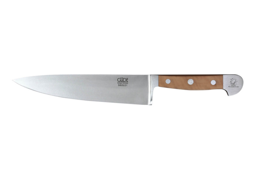 Faca de chef em aço forjado Güde Alpha Poire 21cm